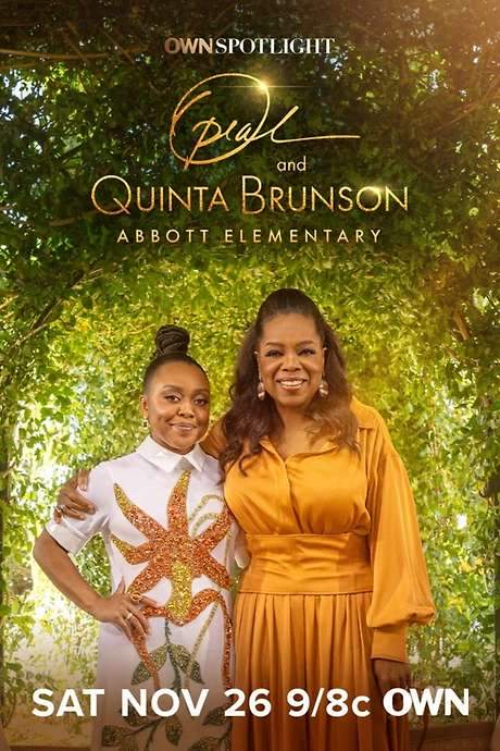 Oprah and Quinta Brunson Abbott Elementary